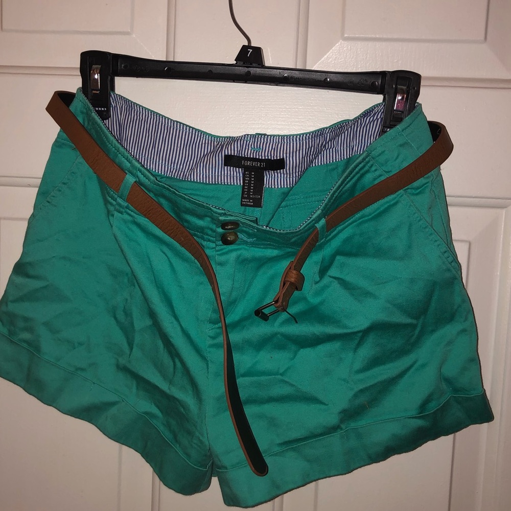 Forever 21 Size M shorts with belt